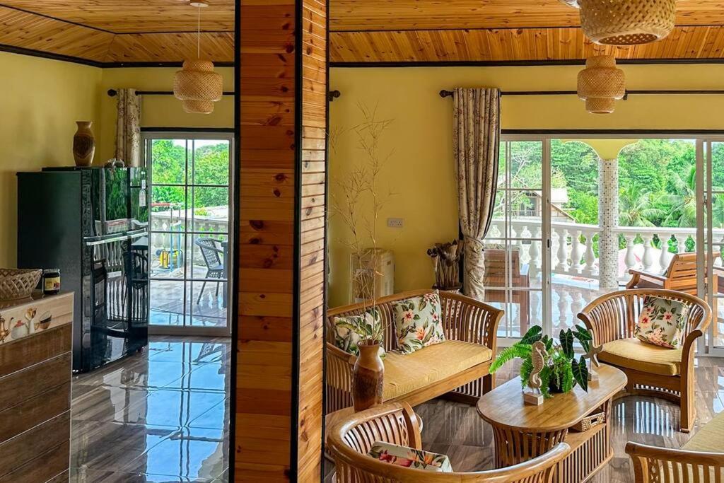 La Villa Hortensia 3 - 8 Personnes La Digue Zewnętrze zdjęcie